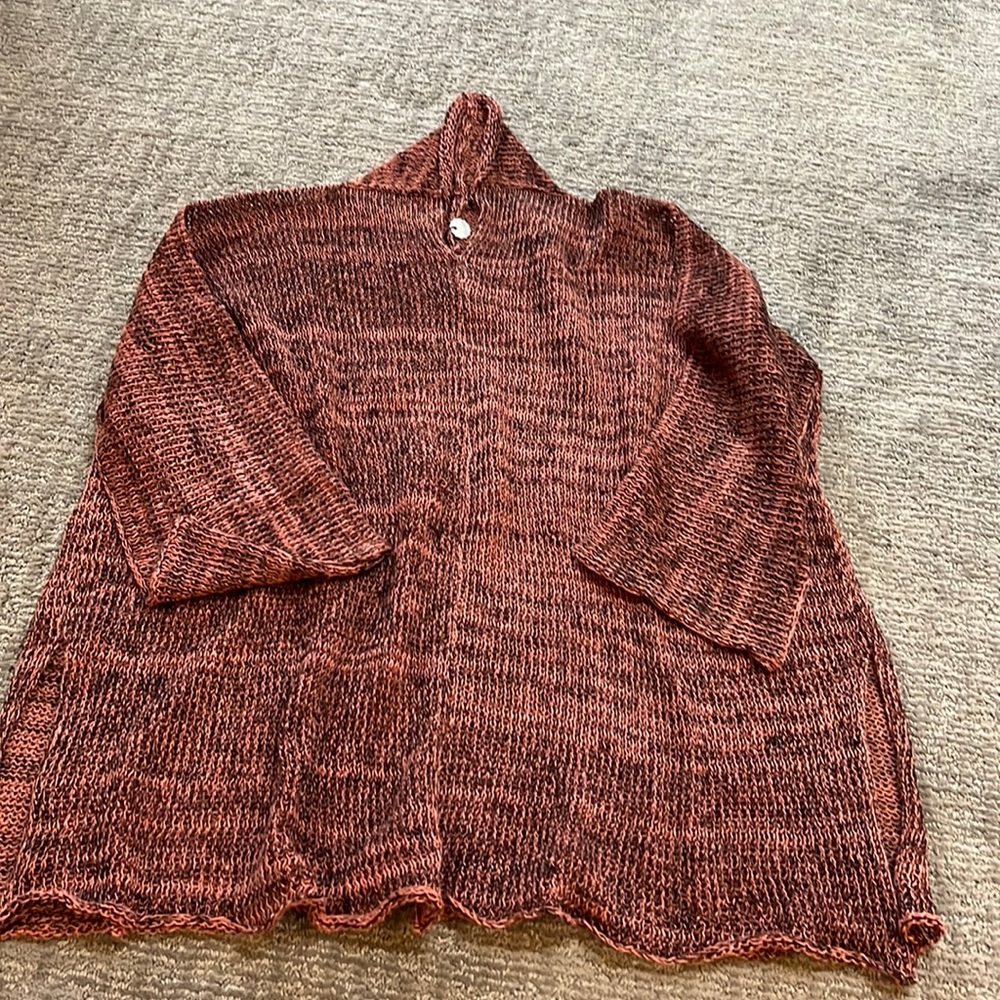 skifo Knit sweater coral and black